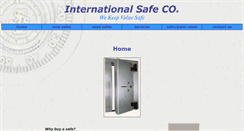 Desktop Screenshot of internationalsafe.com